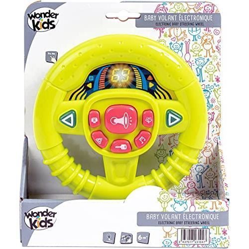 Volante elettrico per bambini con suono luminoso WONDERKIDS LS001S