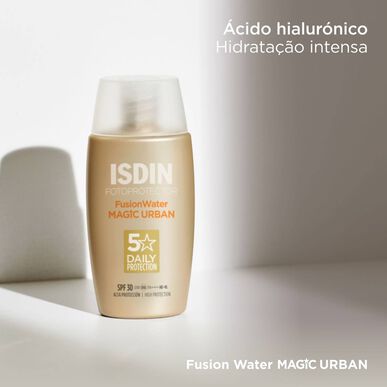 „Isdin Fusion Water Urban“ veido apsaugos nuo saulės kremas SPF30 50 ml