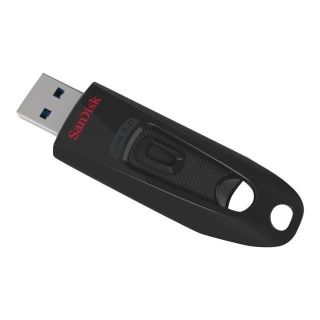 Chiavetta USB SANDISK ULTRA da 32 GB - USB 3.0 - Chiusura retrattile - Capacità 32 GB