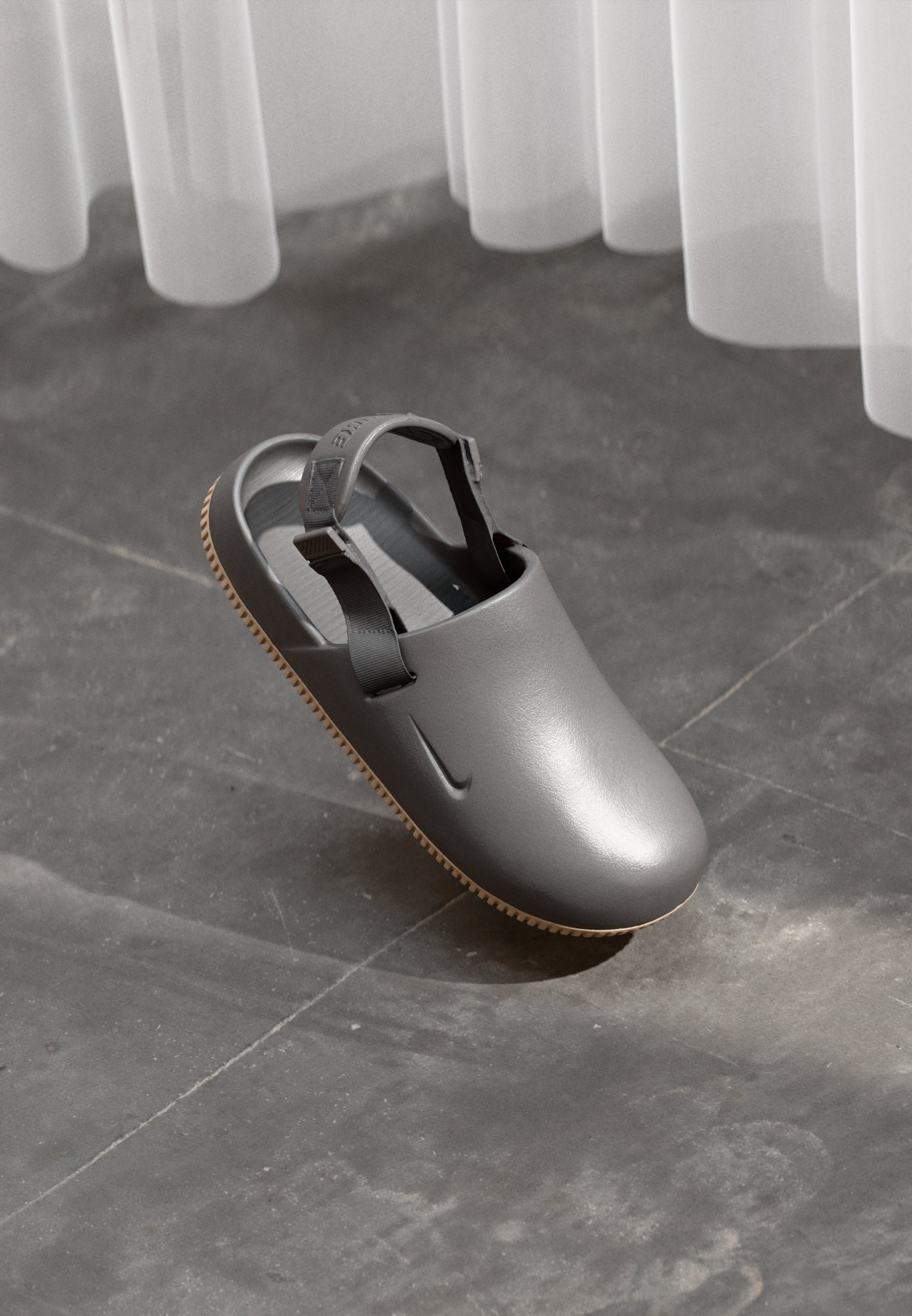 Nike Sportswear CALM MULE UNISEX - Mūles - brūnas/kaņepju krāsas