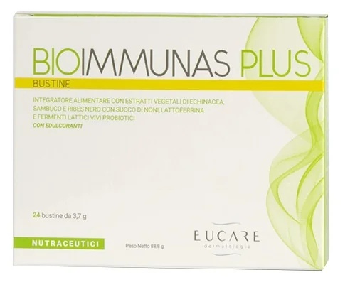 EUCARE Bioimmunas Plus 24 zakjes immuunverdedigingssupplement