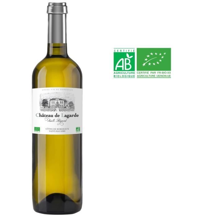 Château de Lagarde 2023 Côte de Bordeaux Saint-Macaire - Vino Blanco de Burdeos - Ecológico