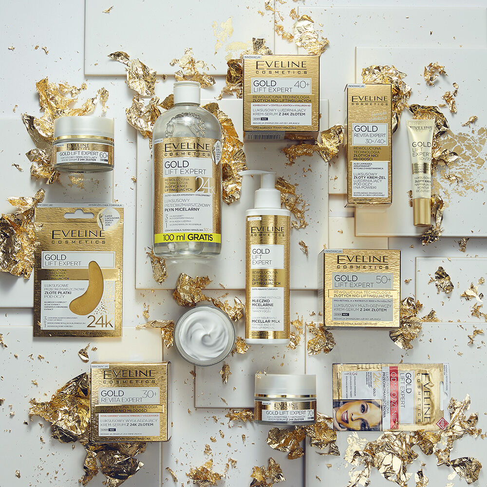 Eveline krema za zatezanje područja oko očiju i usana 15ml Gold Lift Expert