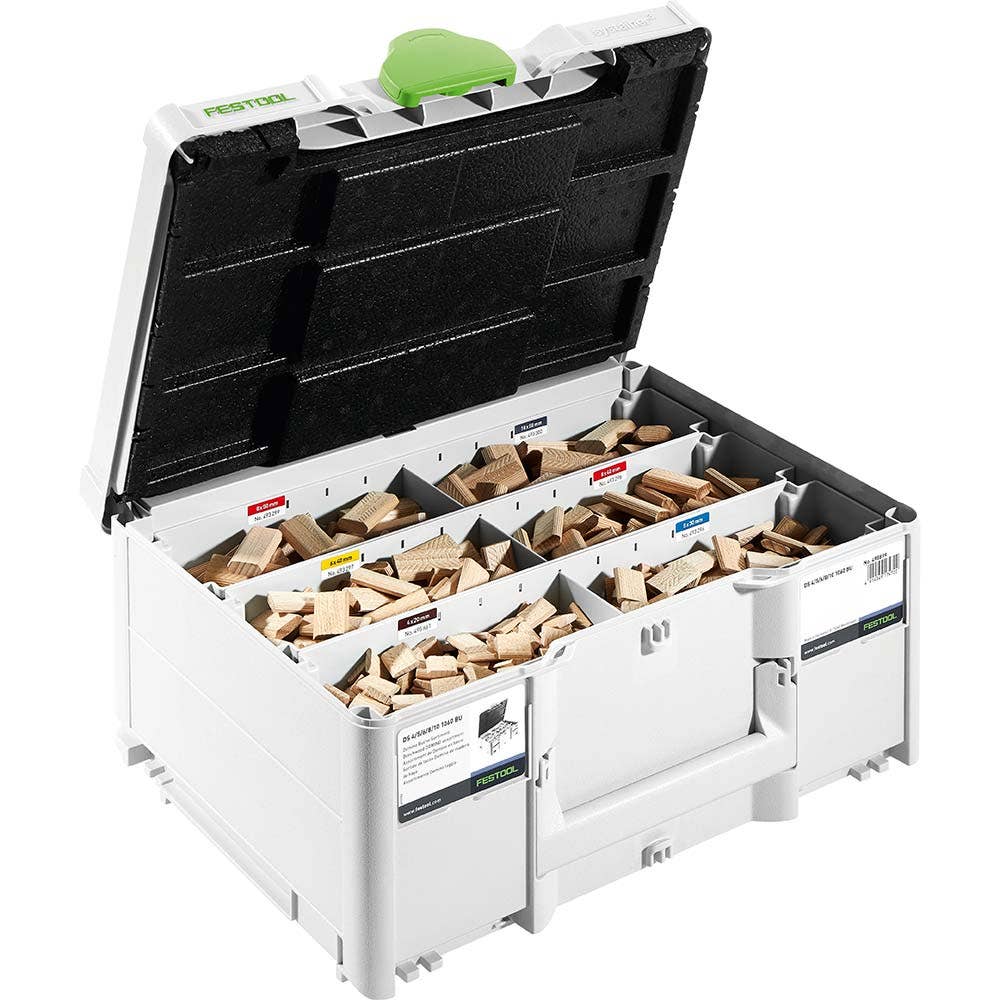 FESTOOL Domino T-LOC accesorii scule systainer – 1060 bucăți 576794