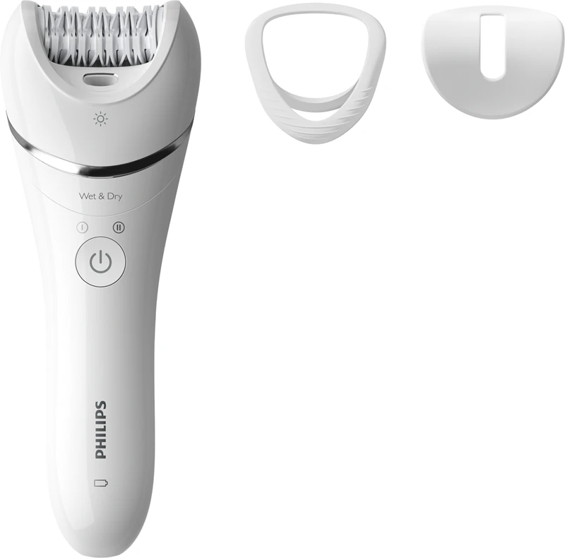 Philips Epilator Serie 8000 BRE700/00 Nat & Droog ontharingsapparaat