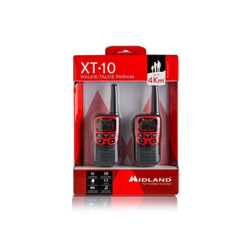 Walkie-talkie Midland XT10 Alcance 4 km