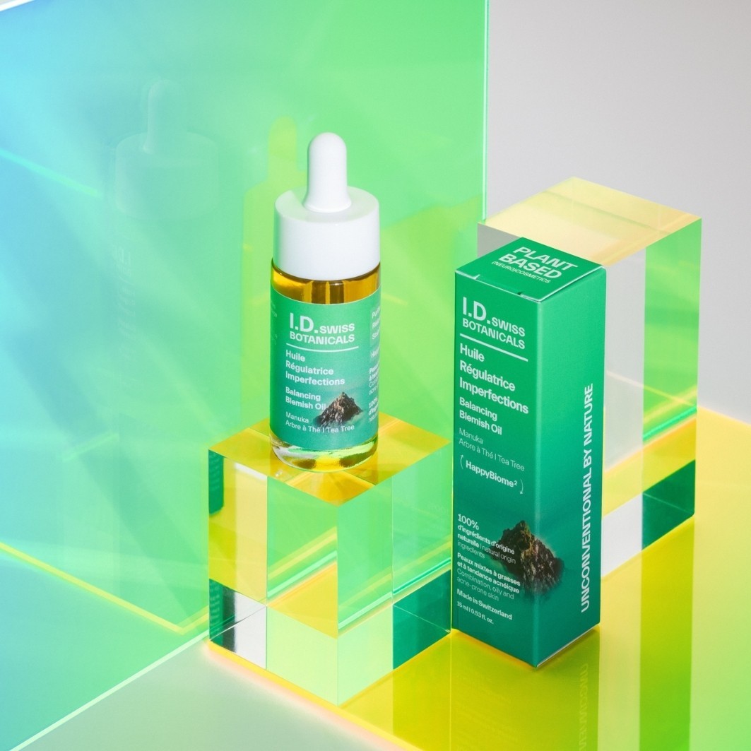 I.D. Swiss Botanicals Huile Régulatrice Imperfections Riche en Manuka et Tea Tree