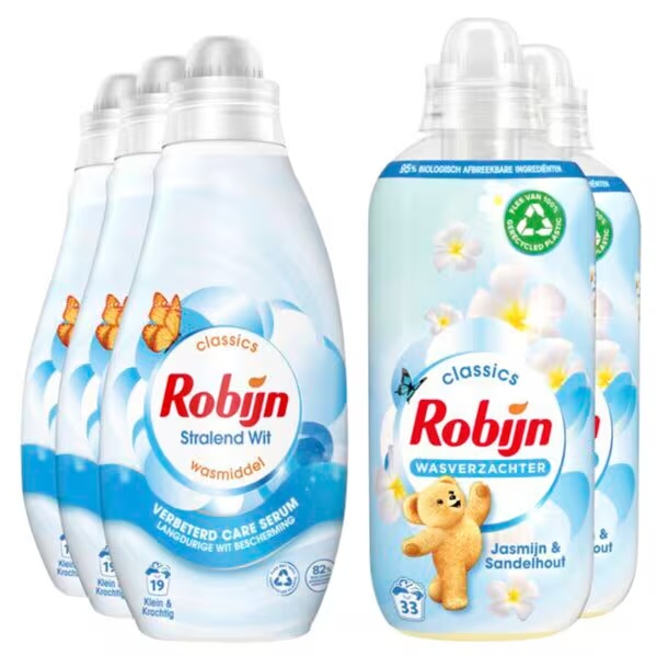 Robijn Radiant White Perfect Match Pack<br>5 kosov, 144 pranj
