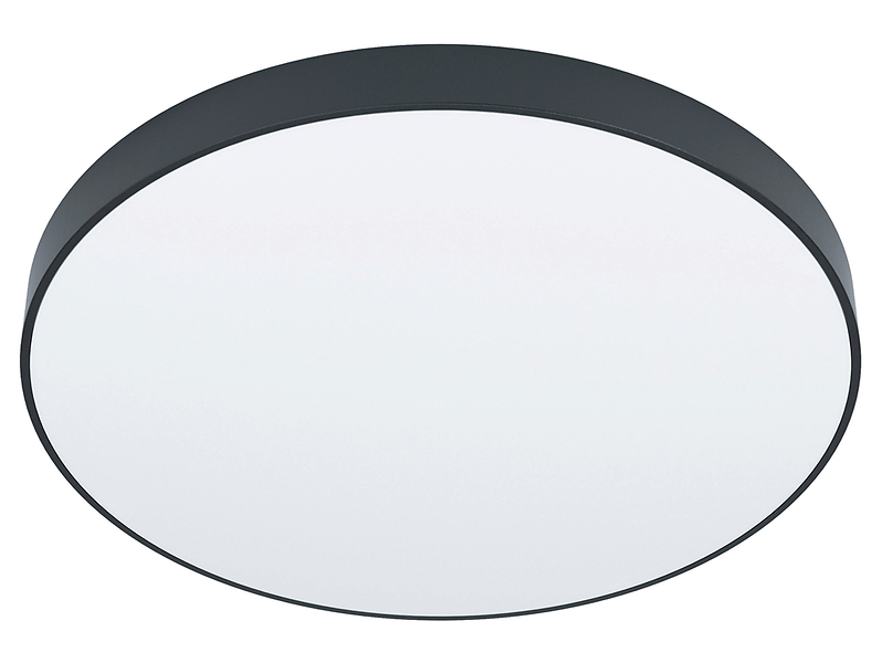 Plafon Zubieta-A LED 45 cm metalowy czarny