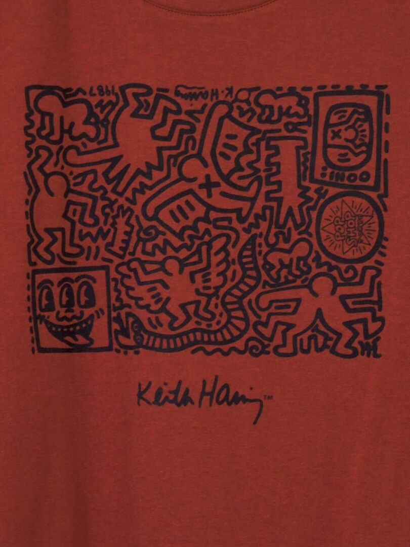 'Keith Haring Foundation' T-shirt - zwart
