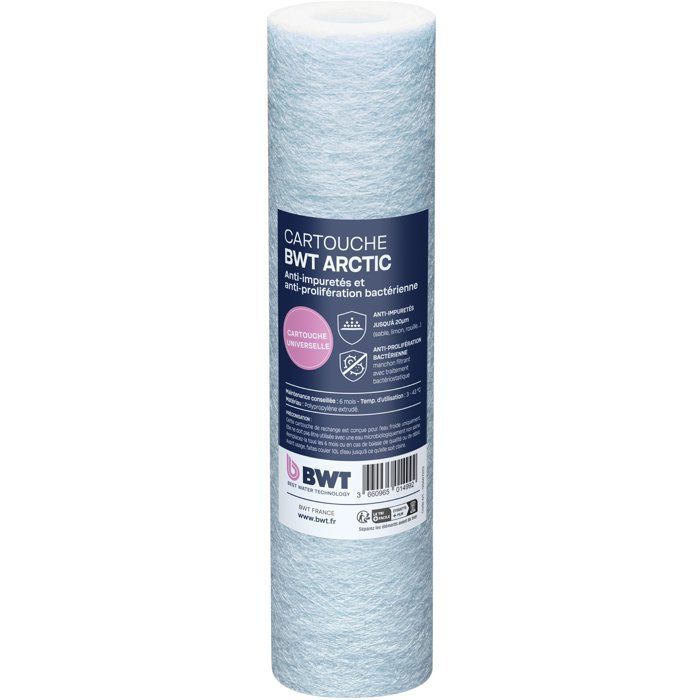 Confezione annuale di cartucce - BWT - ARCTIC 20 µm + PURESILI - Anti-impurità + antibatterico
