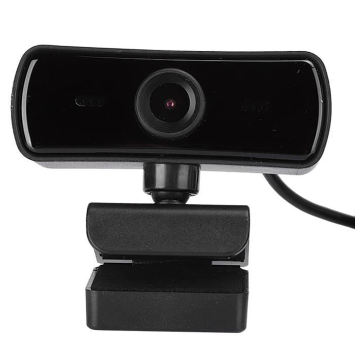 Webcam - HURRISE - 4K USB Camera - Built-in Microphone - 360° Rotation - Plug and Play