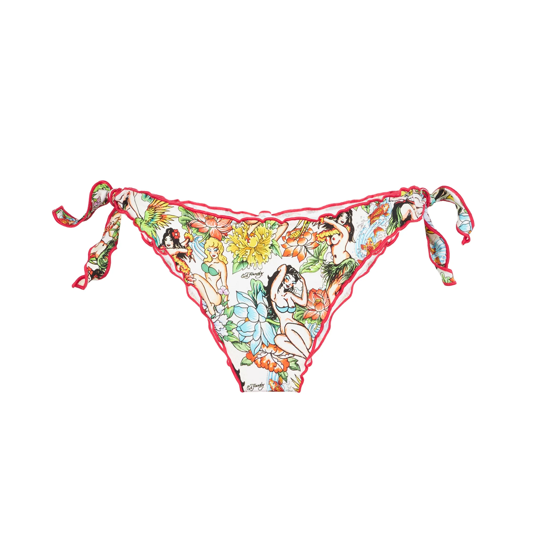 Tattoo-print, ondeugende strandslip
