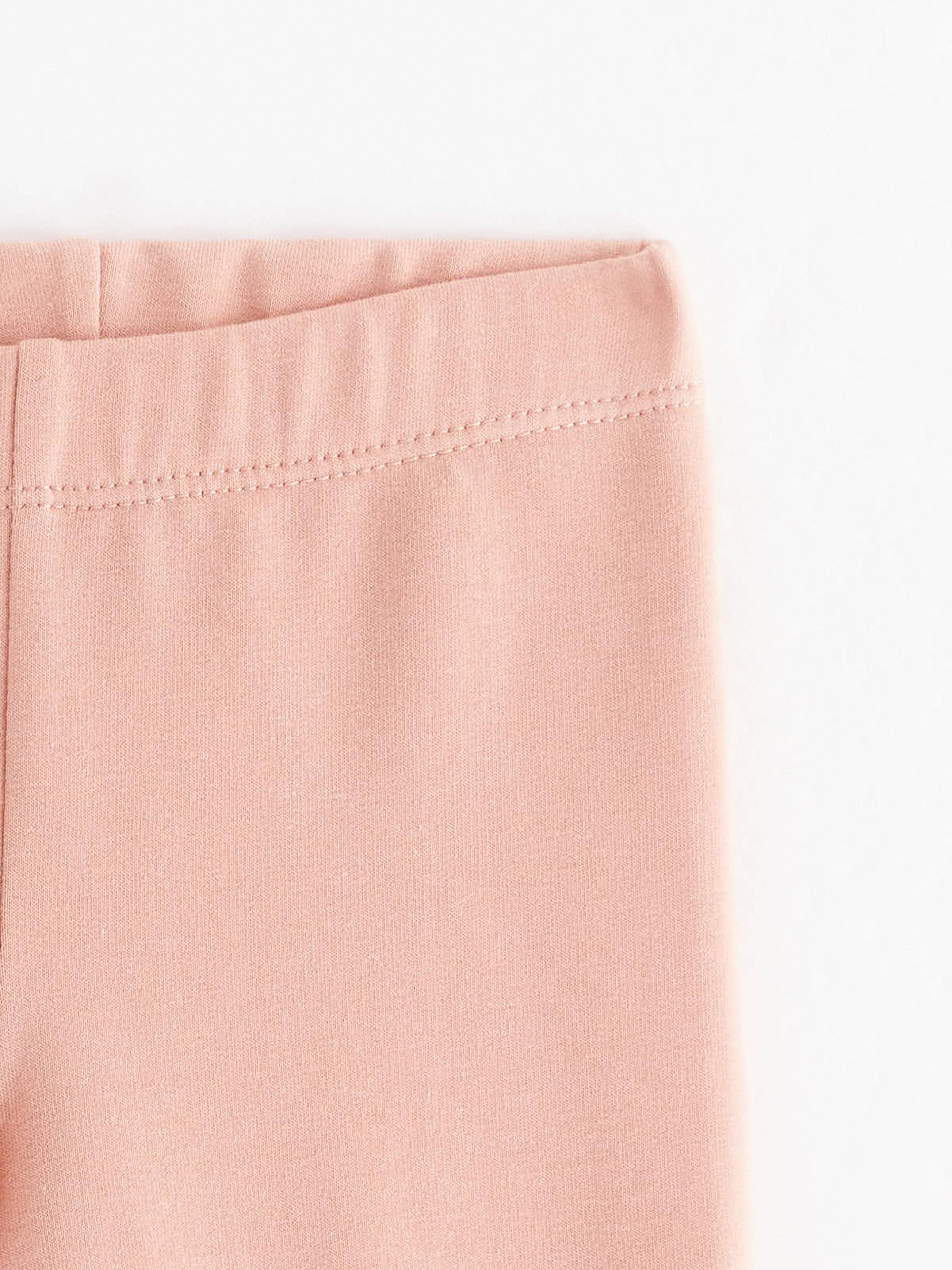 Legíny s kartáčovanou vnitřní stranou Dusty Pink