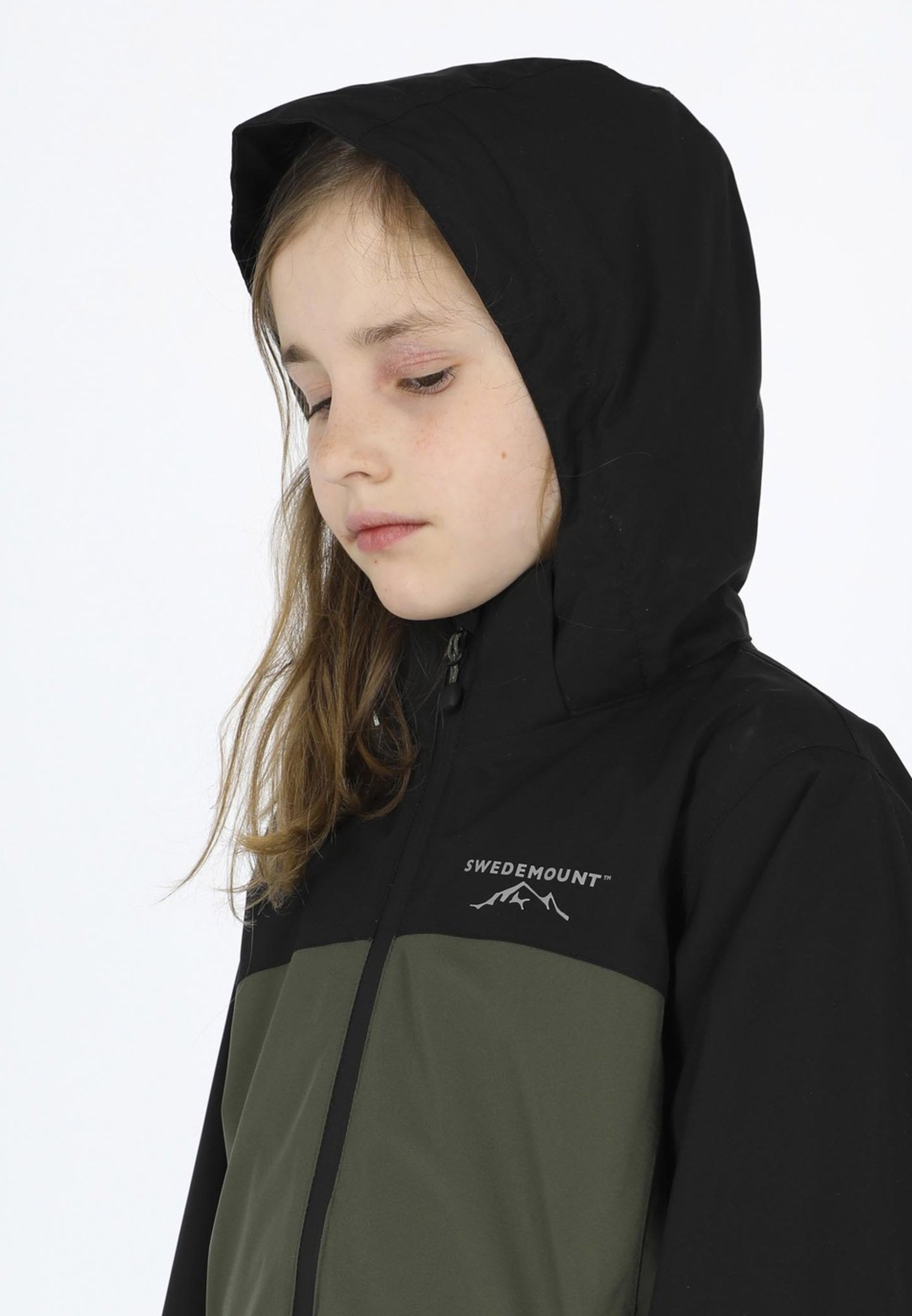 Jaqueta impermeável Swedemount BODÖ RAIN - preto oliva