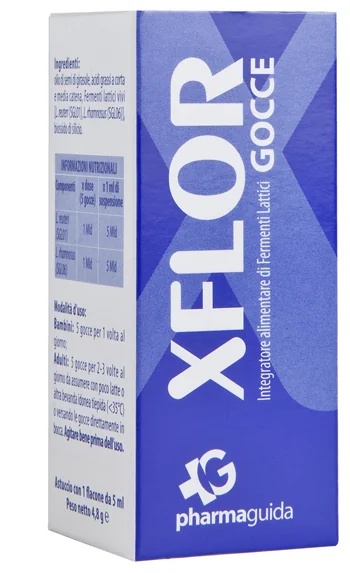 Xflor Drops Voedingssupplement met melkzuur 5 ml glutenvrij