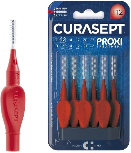 CURASEPT Curasept Proxi T12 rouge/rouge 6 pièces