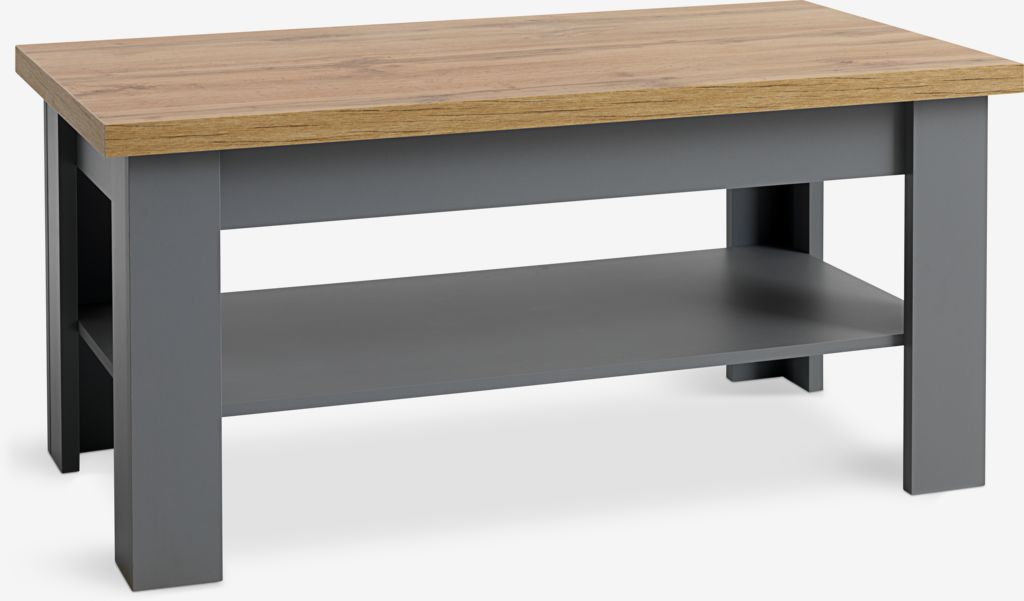 MARKSKEL MARKSKEL stolić 60x110 siva/hrast