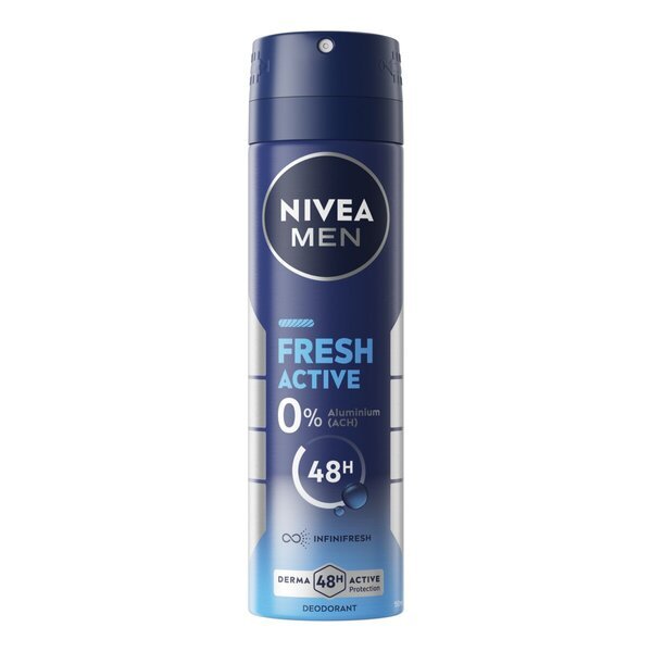 NIVEA Men Fresh Active дезодоранс спреј<br>6 x 150ml