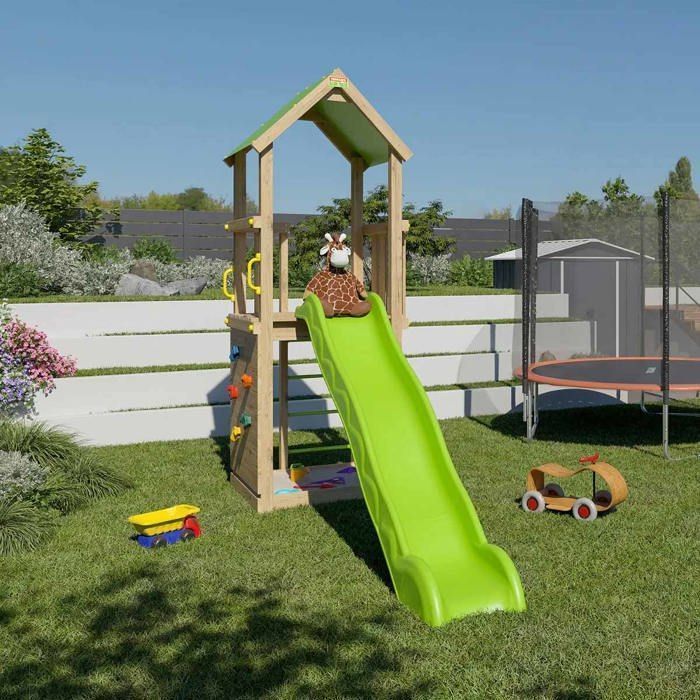 TRIGANO Tour de jeux bois SUNNY XPERIENCE - 5 enfants