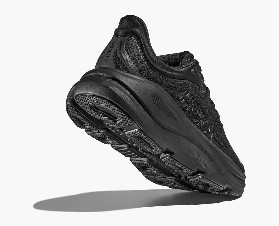 HOKA Bondi 9 Zwart/Zwart