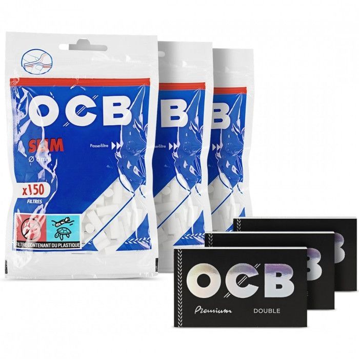pack feuilles regular et filtres slim ocb