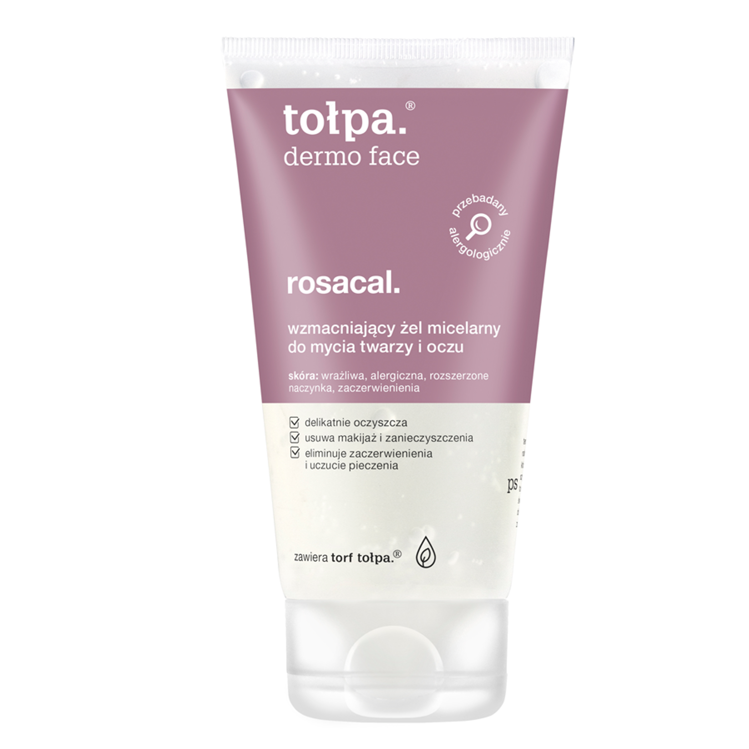 Tołpa delicate micellar gel for cleansing face and eyes 150ml Dermo Face Rosacal