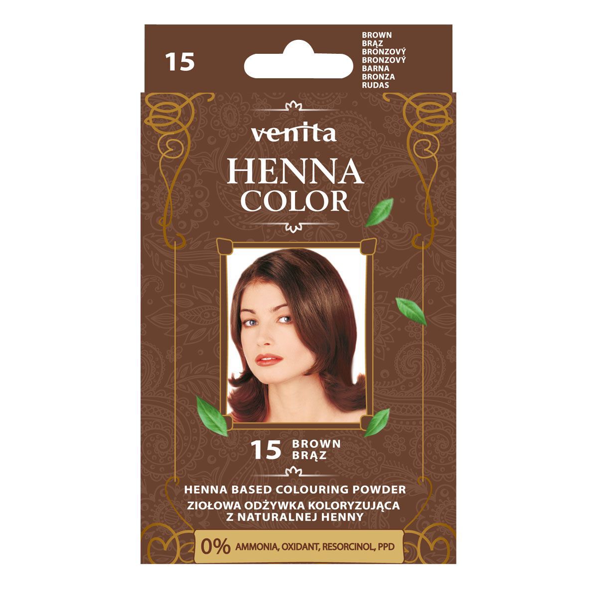 Venita naturlig henna hårfargebalsam Chna 4 30g Hennafarge