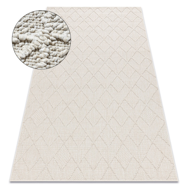 Dywan JERSEY 19231 krem - Geometryczny 60x100 cm