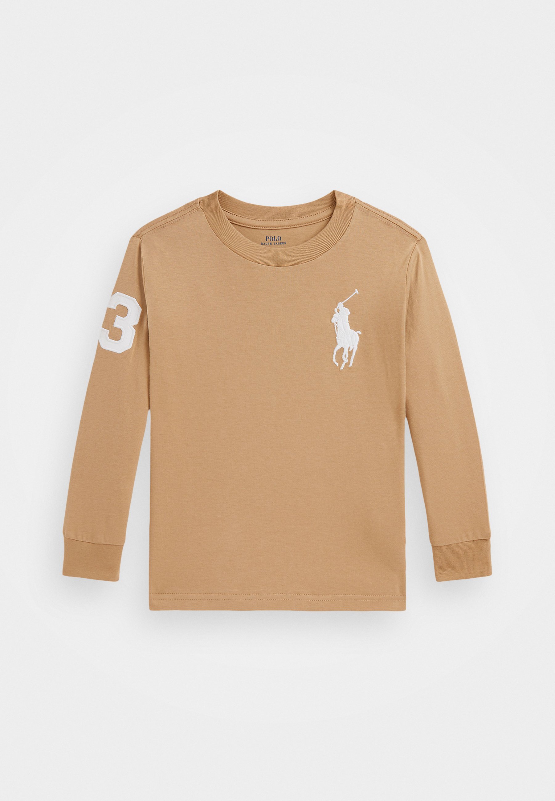 Polo Ralph Lauren BIG PONY katoenen jersey T-shirt - Top met lange mouwen - vintage kaki