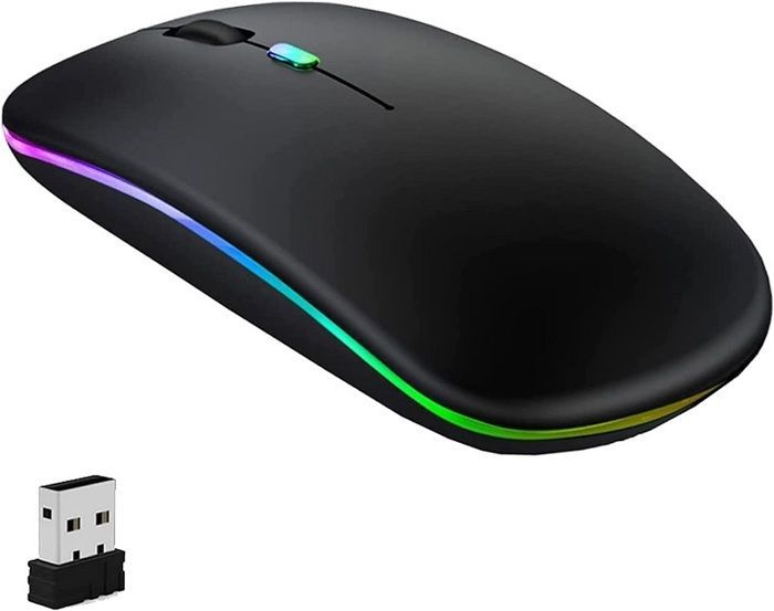 Souris sans Fil - JEANJEAN - Ultra-Mince - Rechargeable - Silencieuse - 2.4G
