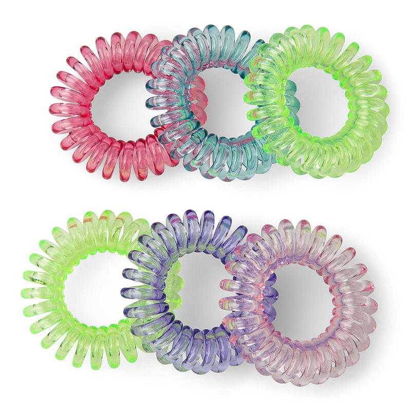 Essentii Fascia per capelli a spirale, 6 pezzi per bambini