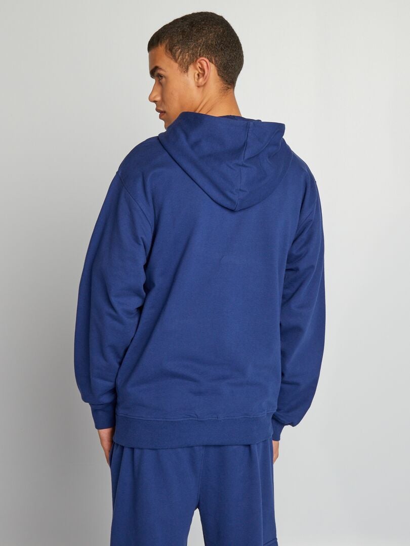 Moletom com capuz da Universidade de Nova York - AZUL