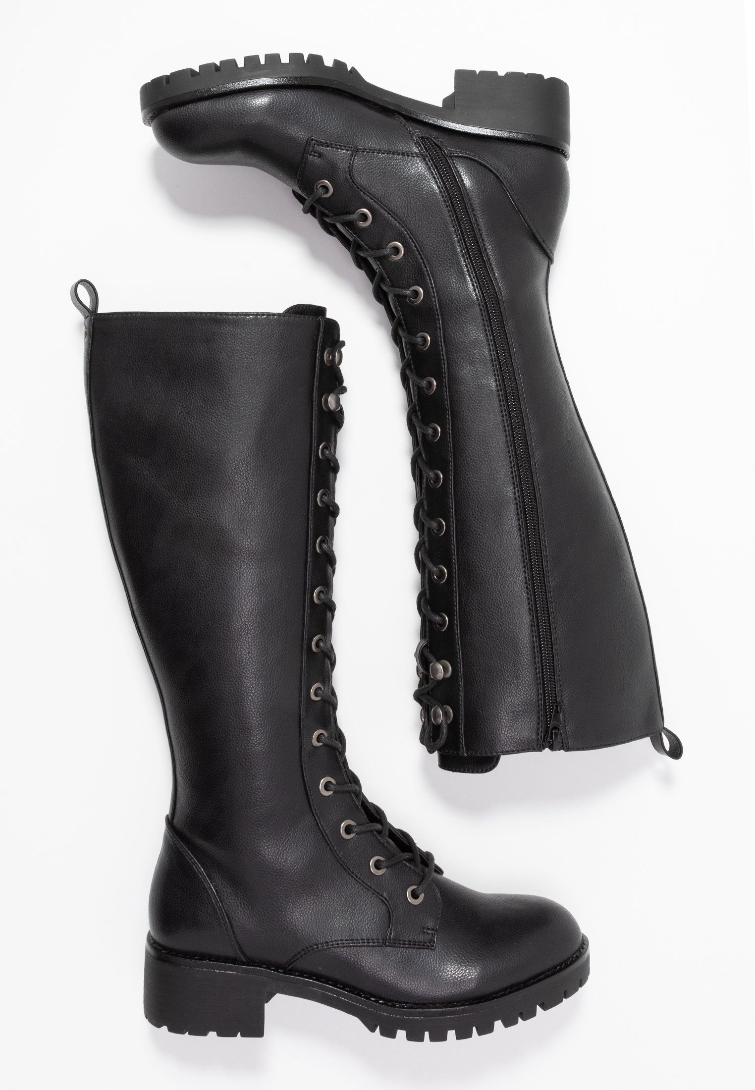 Šněrovací boty Anna Field - černá
