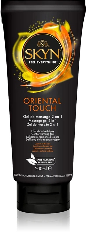 SKYN 2in1 Oriental Touch masāžas un lubrikācijas gels