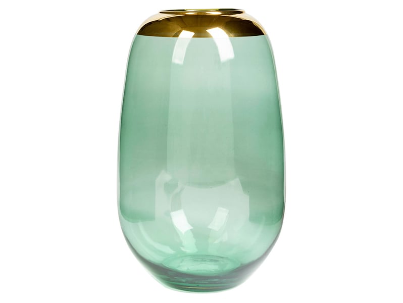 Wazon szklany Elegance II 25 cm zielony