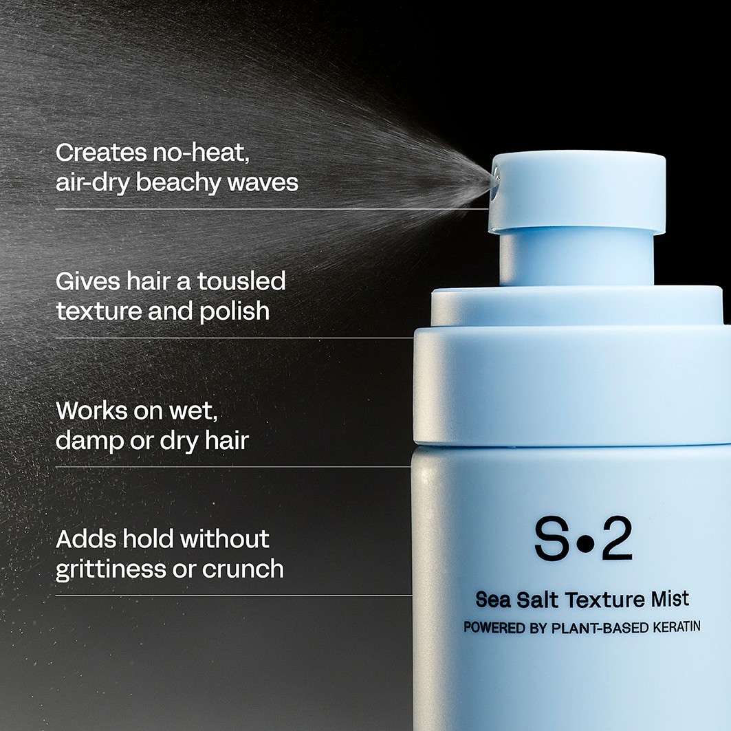 TYPEBEA Hairstyling S•Line S2 Spray teksturujący z solą morską – 30 ml