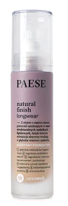 Paese Nanorevit Długotrwały podkład do twarzy, 1,5 Nude