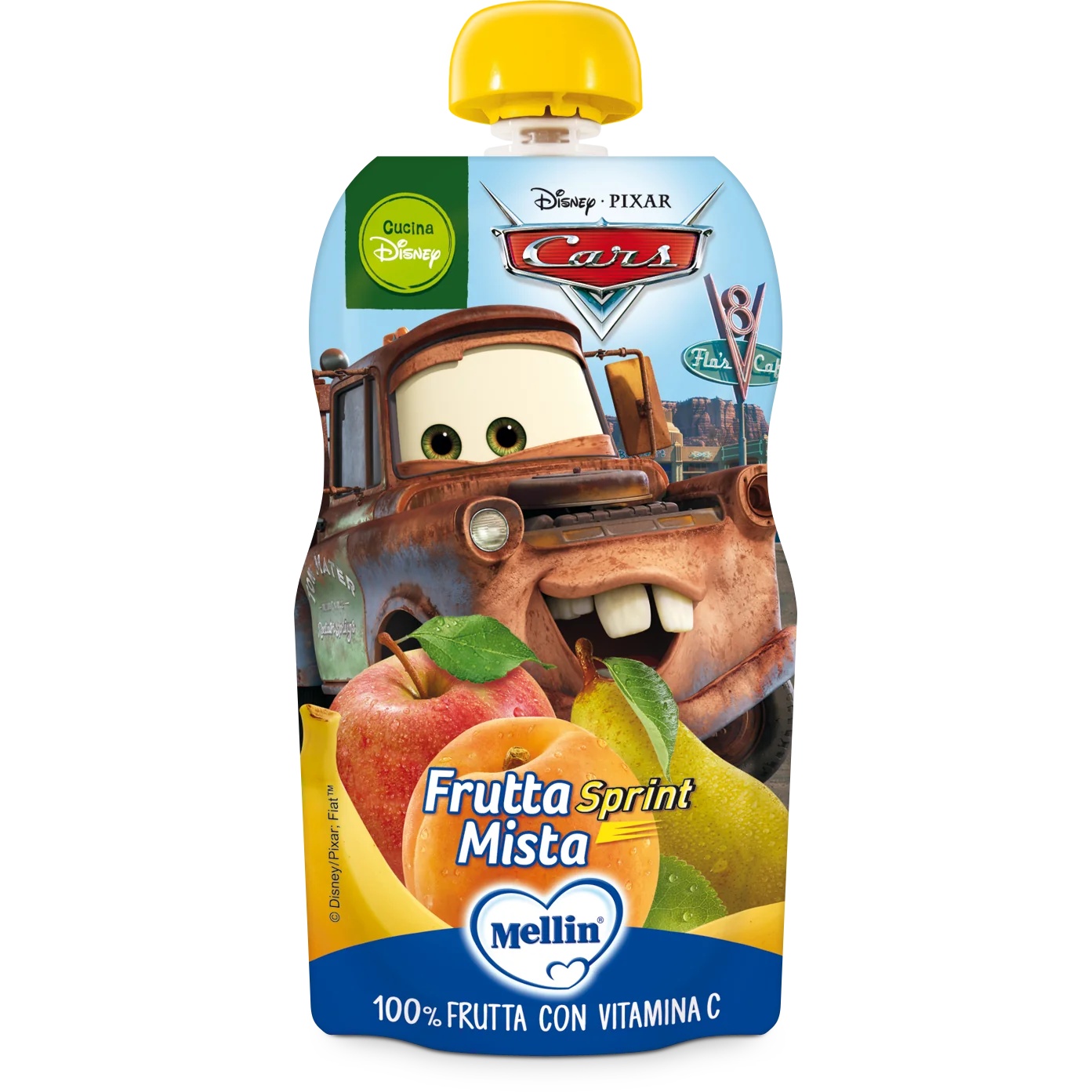 MELLIN Mellin Etui Disney Cars 110 g Gemengd fruit