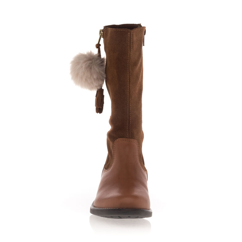 Botas marrones para niña