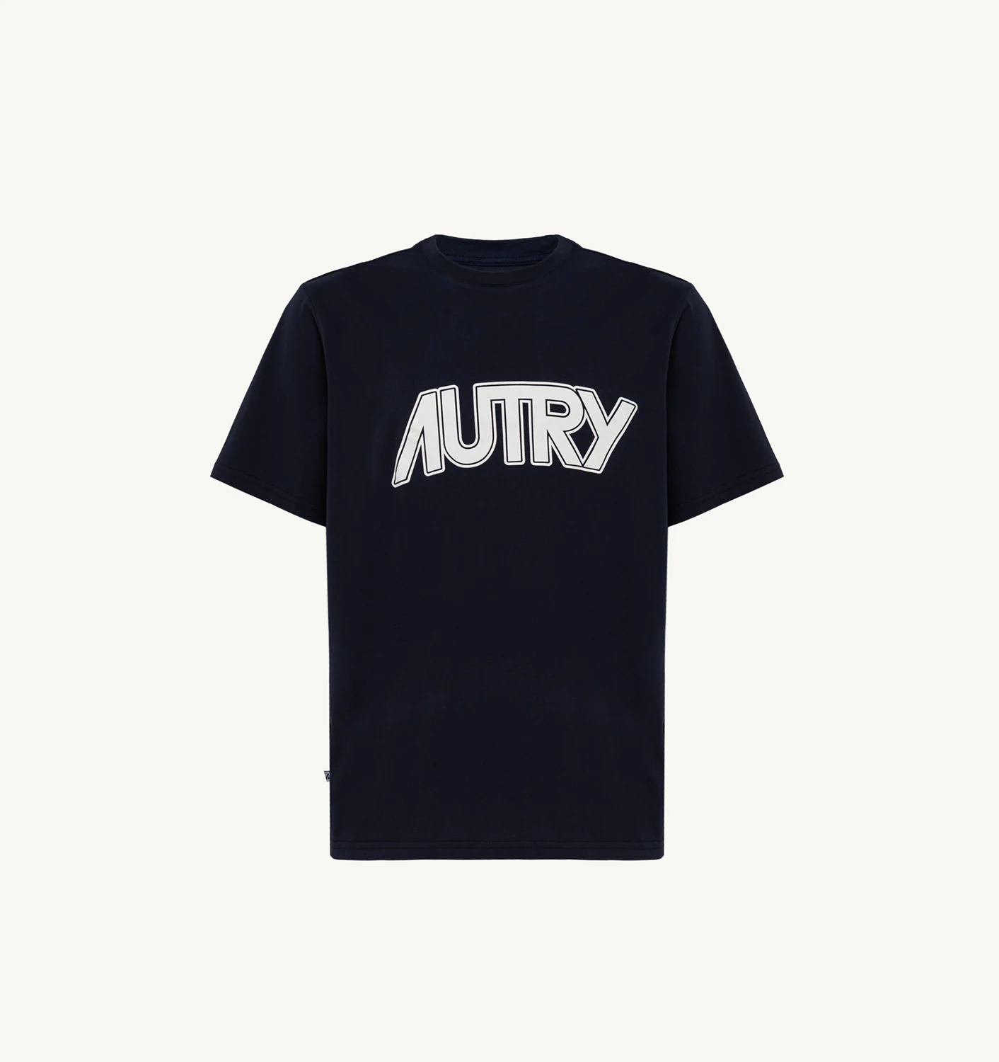 Tricou albastru din jersey de bumbac
