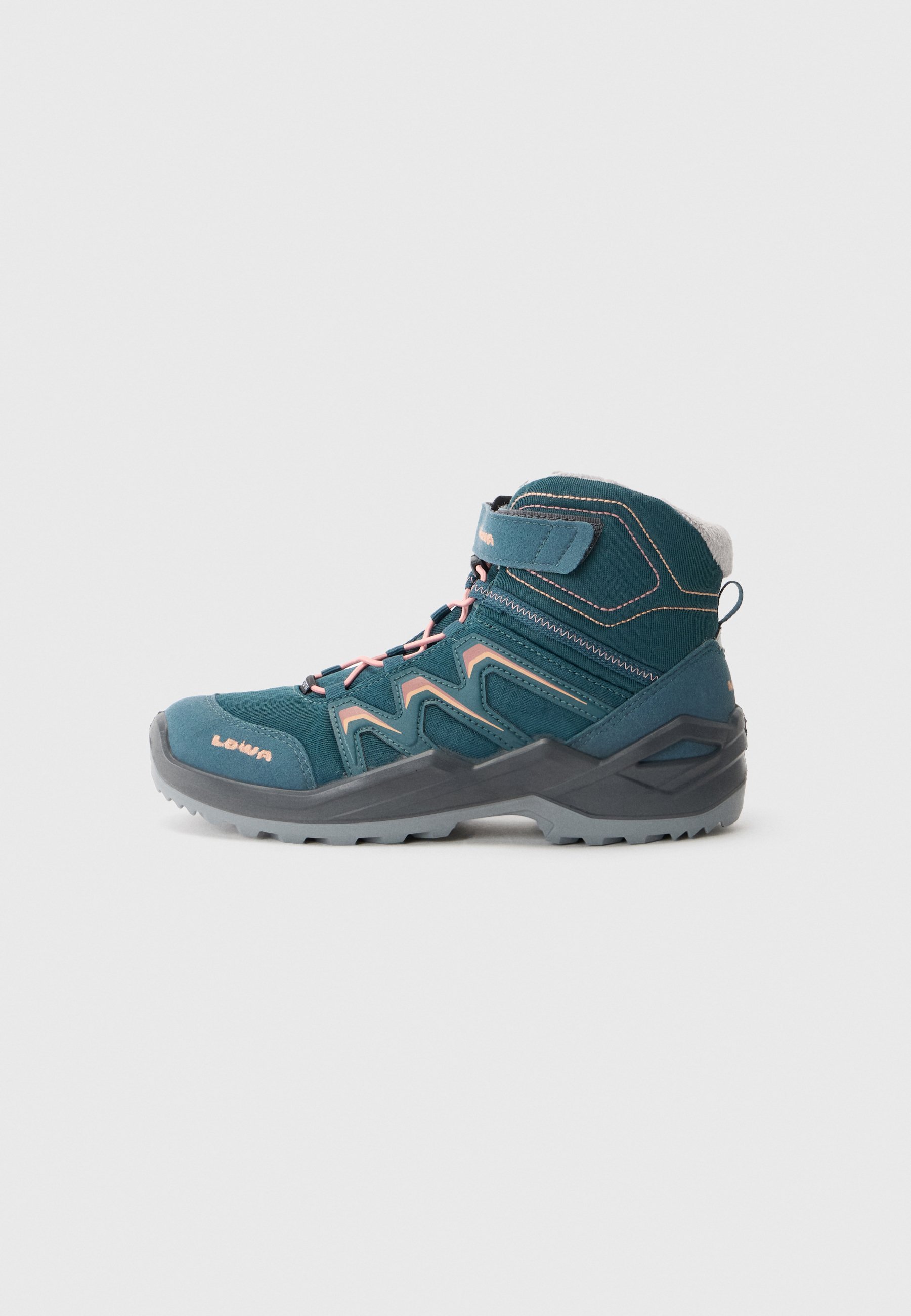 Bottes d'hiver Lowa MADDOX GTX UNISEXES - pétrole/rose