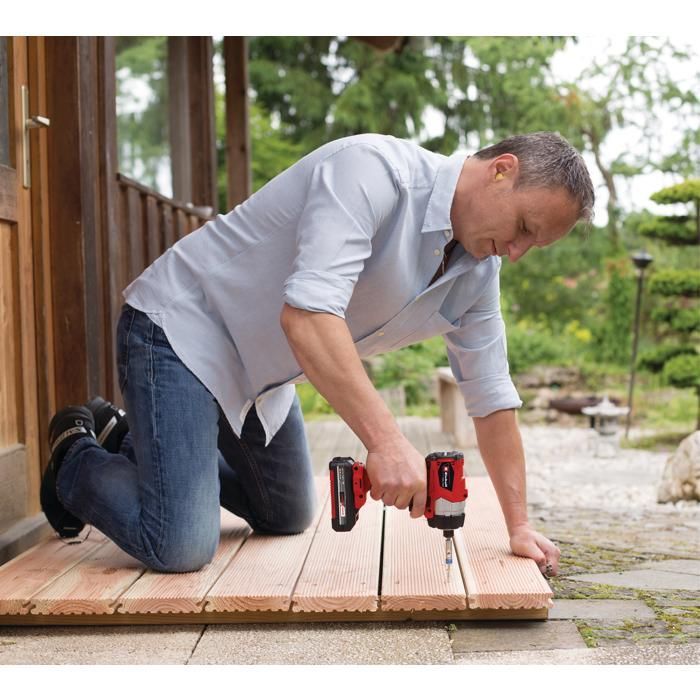 Atornillador de impacto inalámbrico Einhell TE-CI 18/1 Li - Solo PXC (18 V, 140 Nm de par). Se suministra sin batería ni cargador.