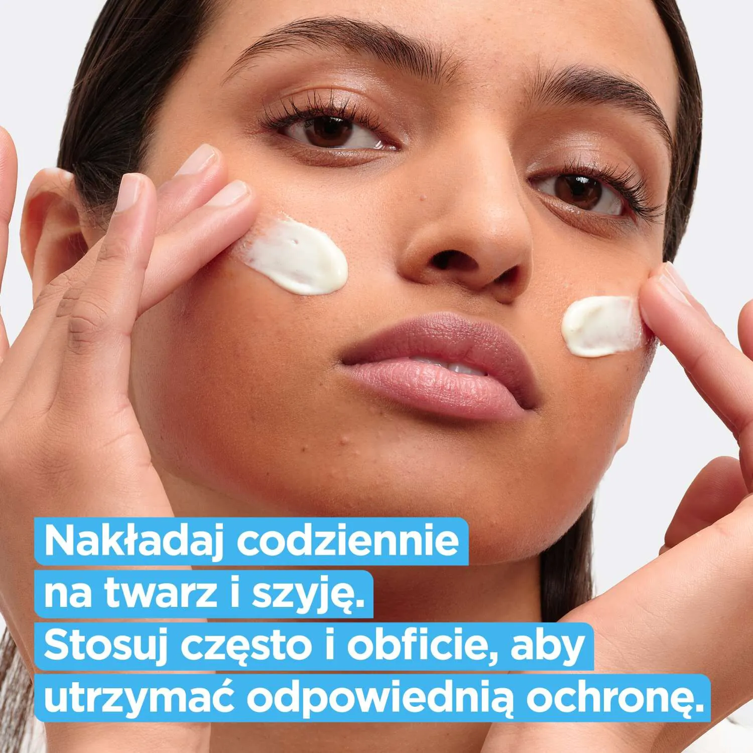 Mixa Nawilżający Krem do twarzy SPF50 z kwasem hialuronowym przeciw przesuszeniom