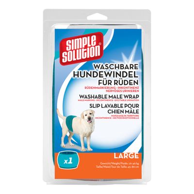 Fralda lavável Simple Solution para cães machos