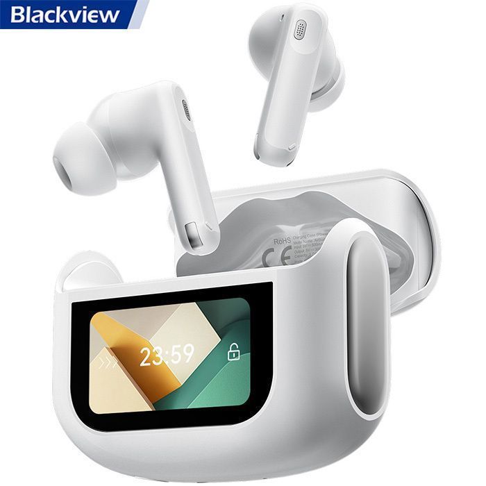 Blackview AirBuds 12 - True Wireless Earbuds BT 5.4 ANC/ENC IPX7 28h White