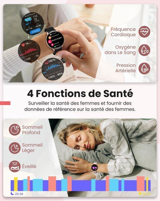 Women's Smartwatch with Bluetooth Calling, 1.39