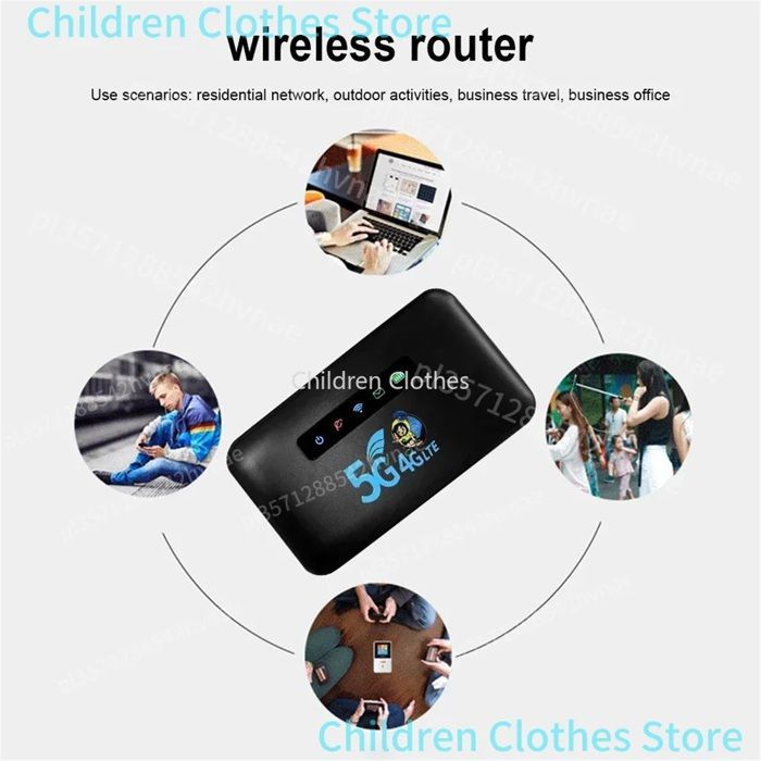Routeur WiFi mobile 4G/5G 150Mbps, LTE, carte SIM, modem MiFi portable, point d’accès voiture