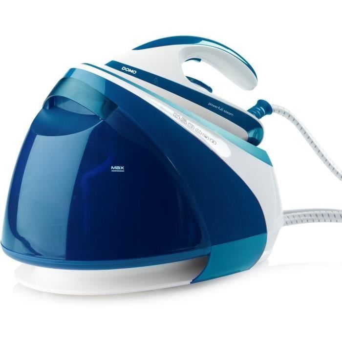 Ferro a vapor com gerador de vapor integrado - DOMO DO1022S - 160 g/min - 7,5 bar - Jato de vapor de 450 g