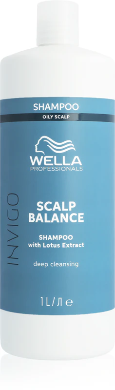 Wella Professionals Invigo Scalp Balance syväpuhdistava shampoo rasvoittuvalle päänahalle